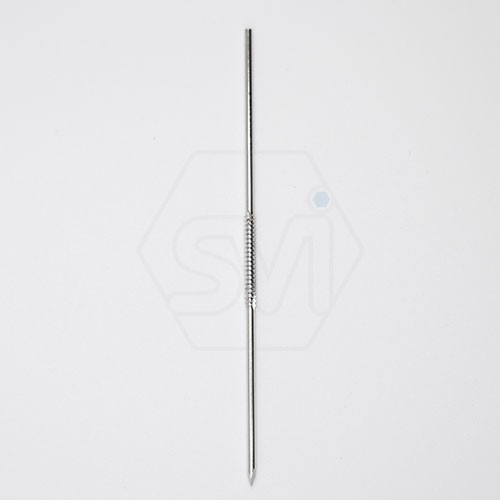 Central Threaded Fixateur, Thread Ø: 2,0 mm, lenght 127, shaft 1,6