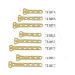 Mini Titanium T Plates 1,1 mm