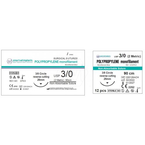 PP 3/0 Non-absorbable suture